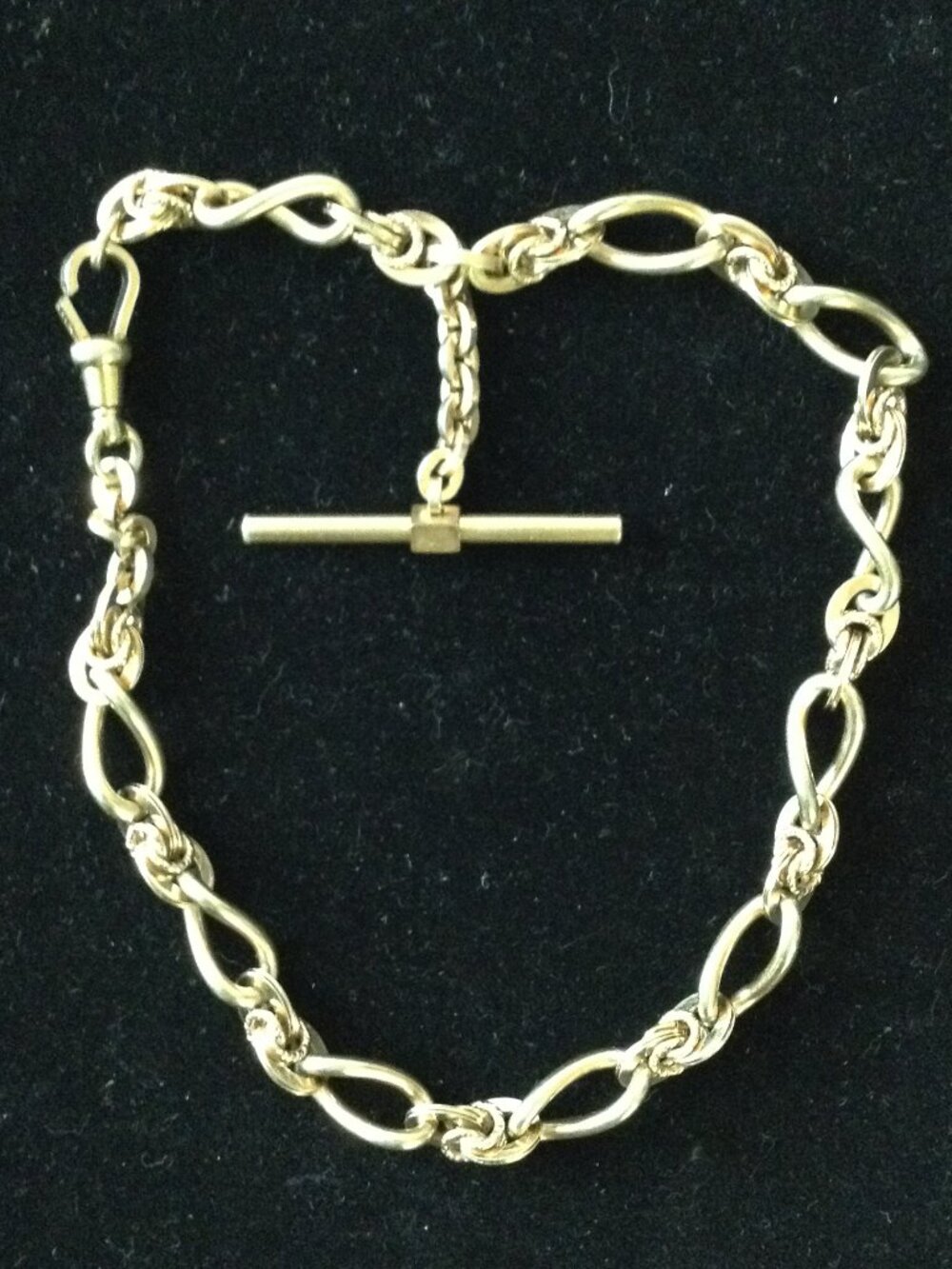 VTG Early 1900's Pocketwatch Chain/Fob Solid Brass Old Timey Nostalgic Eclectic